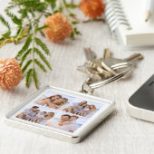 Custom Personalized Family Photo キーホルダー (側面)