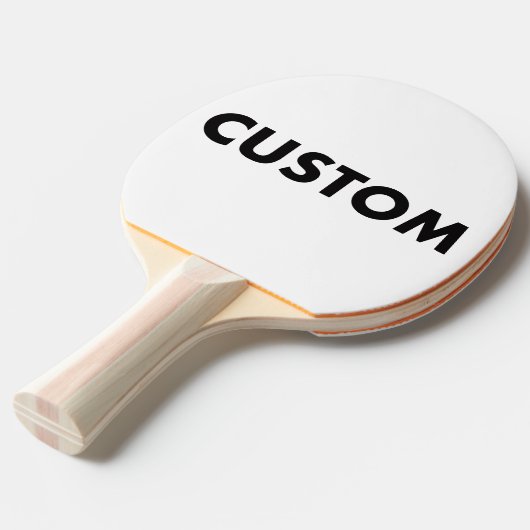 Custom Personalized FULL PRINT Table Tennis 卓球ラケット (正面アングル)