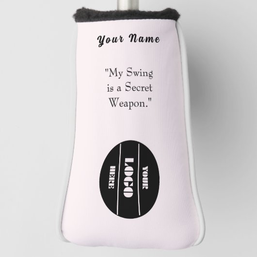 Custom Personalized Golf Head Cover ゴルフヘッドカバー (回転90)