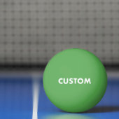 Custom Personalized GREEN Table Tennis 卓球ボール (ネット)