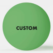 Custom Personalized GREEN Table Tennis 卓球ボール (裏面)