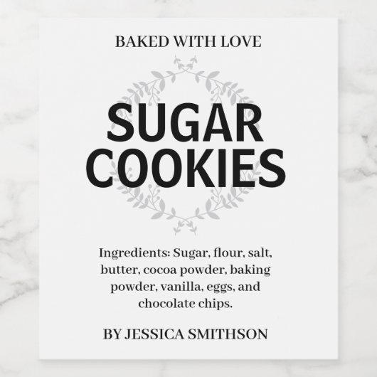 Custom Personalized Homemade label HM001_02sqv1 ワインラベル (シングルラベル)