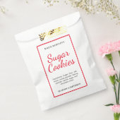 Custom Personalized Homemade label HM001_20sqv1 フェイバーバッグ (封をした状態)