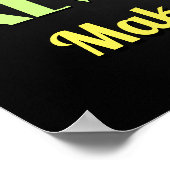 Custom Personalized House Rules  ポスター (角)