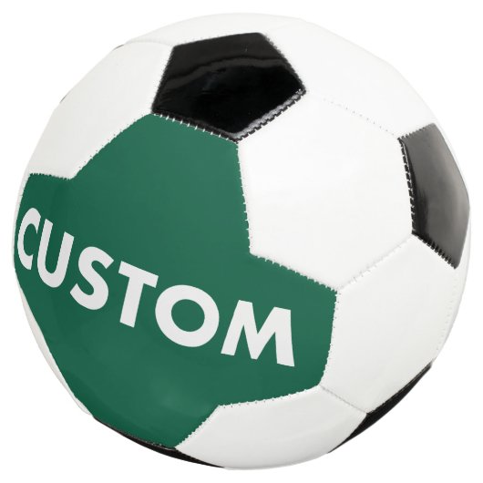 Custom Personalized HUNTER GREEN Football サッカーボール (3/4)