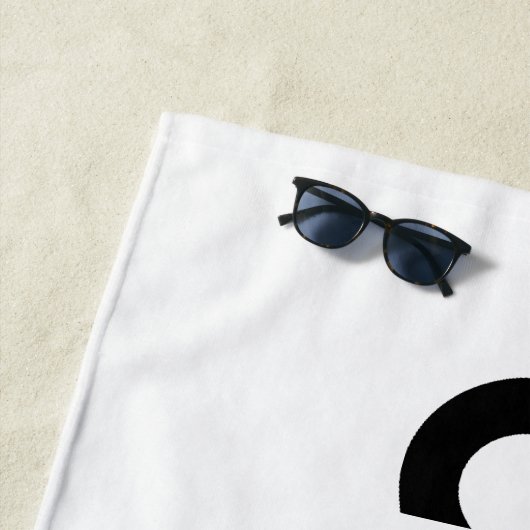 Custom Personalized Large Beach Towel ビーチタオル (インサイチュ)