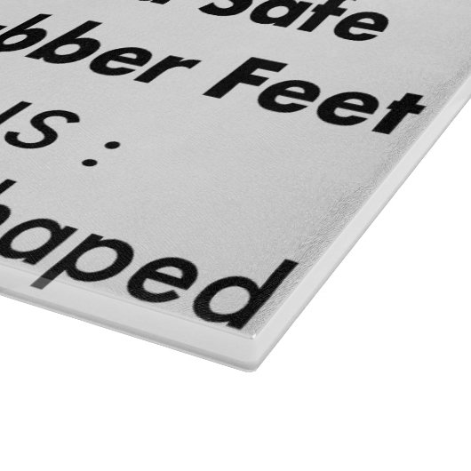 Custom Personalized Large Glass Cutting Board 15" カッティングボード (角)