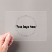 Custom Personalized Logo アクリル招待状 (インサイチュ (ポータブル))