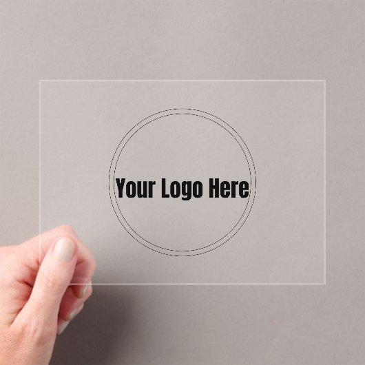 Custom Personalized Logo アクリル招待状 (インサイチュ (ポータブル))