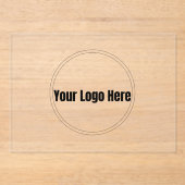 Custom Personalized Logo アクリル招待状 (正面)