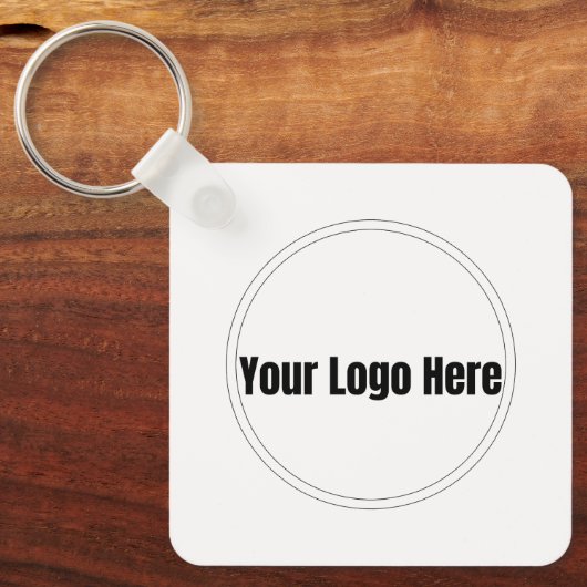 Custom Personalized Logo キーホルダー (正面)