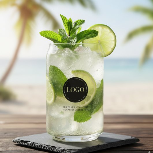 Custom Personalized Logo and Text  ガラス缶