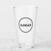 Custom Personalized Logo and Text Beer Glasses タンブラーグラス (正面)
