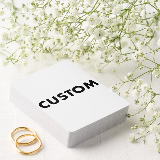 Custom Personalized MATCH Card Game Pack トランプ (インサイチュ (ウェディング))