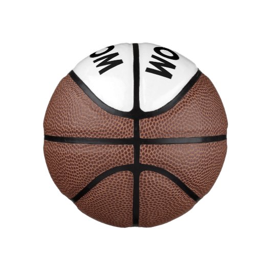 Custom Personalized Mini Basketball Blank Template ミニバスケットボール (右)