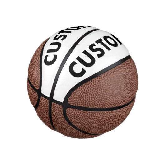 Custom Personalized Mini Basketball Blank Template ミニバスケットボール (アングル)