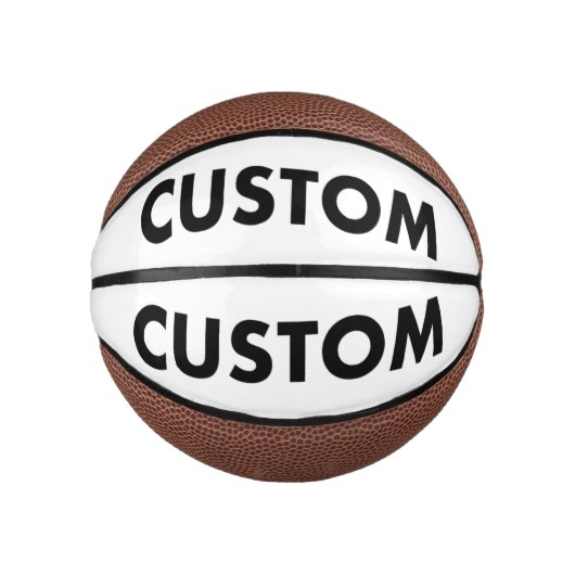 Custom Personalized Mini Basketball Blank Template ミニバスケットボール (正面)