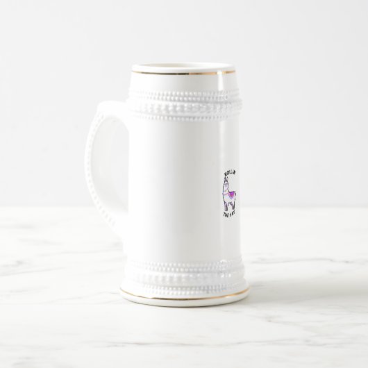 Custom Personalized Mug – Add Your Text or Design ビールジョッキ (正面左)
