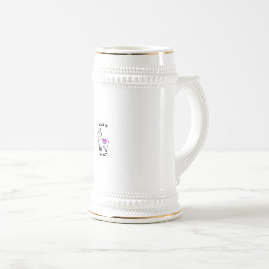 Custom Personalized Mug – Add Your Text or Design ビールジョッキ (正面右)