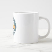 Custom Personalized Name Gift for Dad ジャンボコーヒーマグカップ (右)