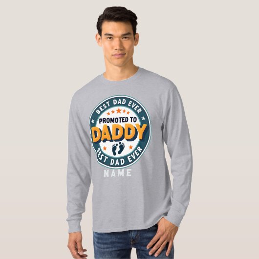 Custom Personalized Name Gift for Dad Tシャツ (正面フル)