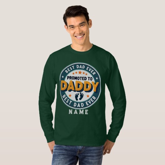 Custom Personalized Name Gift for Dad Tシャツ (正面フル)