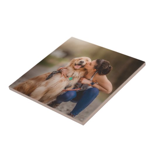 Custom Personalized Photo  タイル (側面)