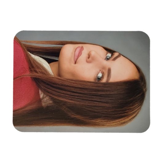 Custom Personalized Photo マグネット (横)