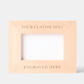 Custom Personalized Photo レーザー彫刻フレーム (正面)