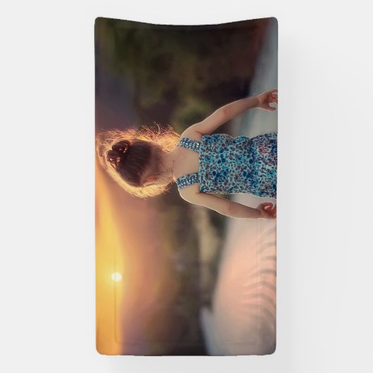 Custom Personalized Photo  横断幕 (縦)