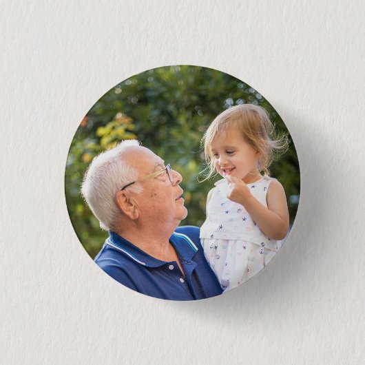 Custom Personalized Photo 缶バッジ (正面)