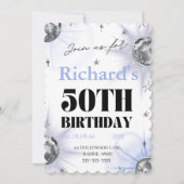custom personalized photo 50th  birthday セーブザデート (正面)