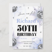 custom personalized photo 50th  birthday セーブザデート (正面)