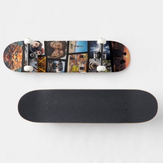 Custom Personalized Photo Collage Skateboard スケートボード (横)