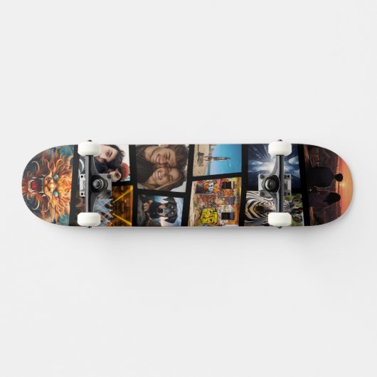 Custom Personalized Photo Collage Skateboard スケートボード (横)