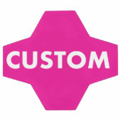 Custom Personalized PINK Soccer Football サッカーボール (フラット)