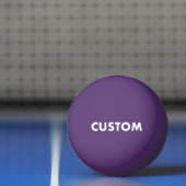 Custom Personalized PURPLE Table Tennis 卓球ボール (ネット)