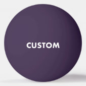 Custom Personalized PURPLE Table Tennis 卓球ボール (裏面)