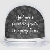 Custom Personalized Quote Saying Script Black (裏面)