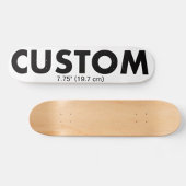 Custom Personalized Skateboard Deck 7.75" (19.7cm) スケートボード