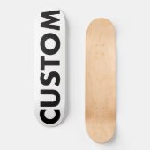 Custom Personalized Skateboard Deck 8.5" (21.6cm) スケートボード (正面)