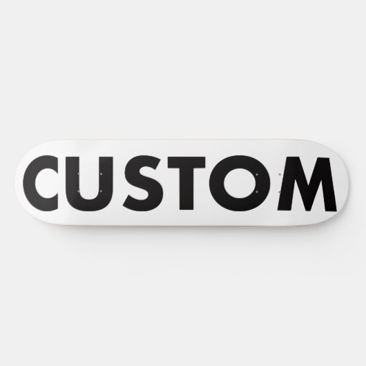 Custom Personalized Skateboard Deck 8.5" (21.6cm) スケートボード (横)