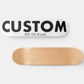 Custom Personalized Skateboard Deck 8.5" (21.6cm) スケートボード