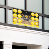 Custom Personalized Softball Banner Ideas Team 横断幕 (ビルの外側)