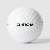 Custom Personalized Srixon Soft Feel ゴルフボール (正面)