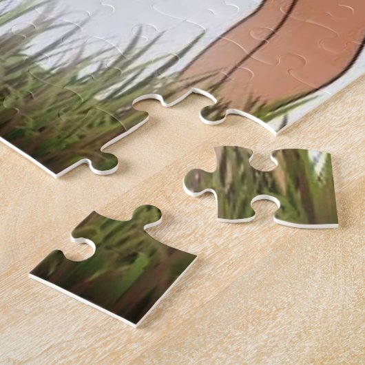 Custom personalized valentineday marriage proposal ジグソーパズル (側面)