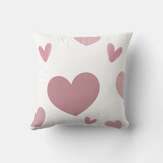  Custom Personalized Valentines Pillow  クッション (裏面)