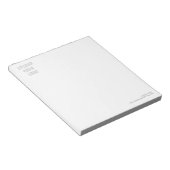 Custom Personalized Watermark Logo ノートパッド (アングル)