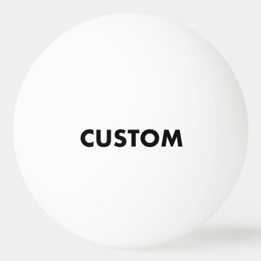 Custom Personalized White 3 STAR Table Tennis 卓球ボール (裏面)