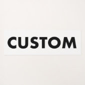 Custom Personalized Yoga Mat - Double Sided Print ヨガマット (裏面(横))